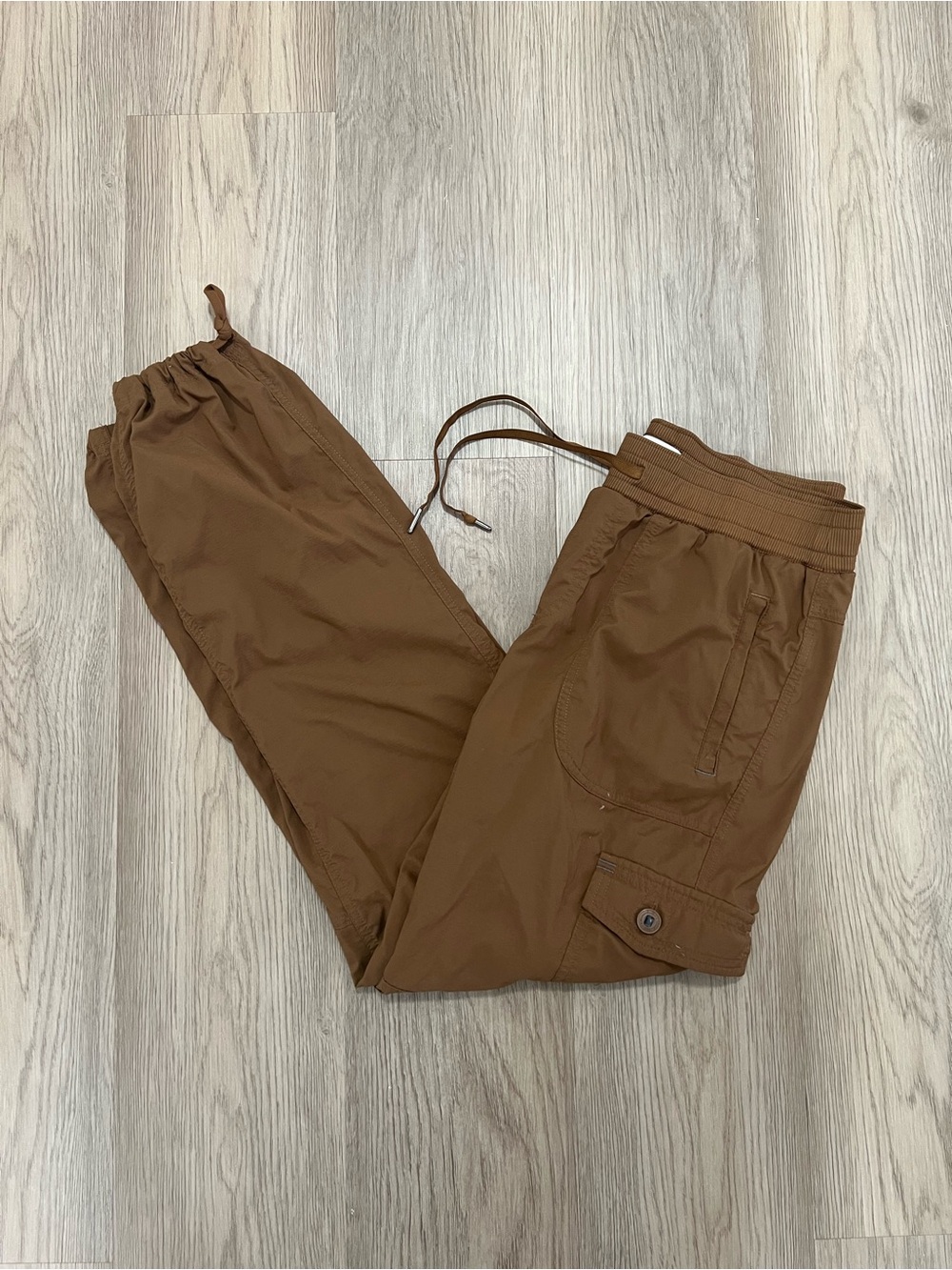 L.L. Bean Vista Camp Ripstop Brown Hiking Pants Size Medium Style 292741